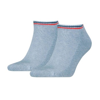 Tommy Men Uni TJ Iconic Sneaker Sock Strumpor 2P Blå bomull Strl 35/38 | apparel & accessories - clothing - underwear & socks - socks | ModeLejon