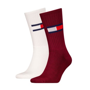 2-Pack Tommy Men Uni TJ Flag Socks