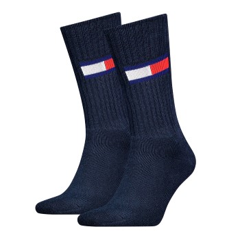 Tommy Men Uni TJ Flag Socks Strumpor 2P Marin Strl 39/42 Herr