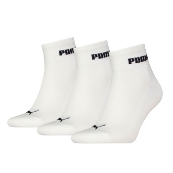 Läs mer om Puma Strumpor 2P Unisex New Generation Cushioned Quarter Sock Vit Strl 43/46