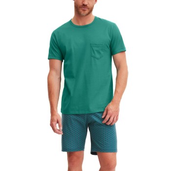 Calida Relax Imprint O Neck Short Pyjama 