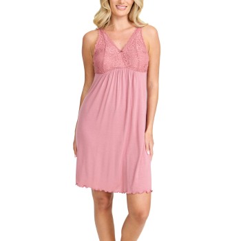 Damella Louise Nightdress Without Sleeves Rosa viskos Large Dam | apparel & accessories - clothing - sleepwear & loungewear - nightgowns | ModeLejon