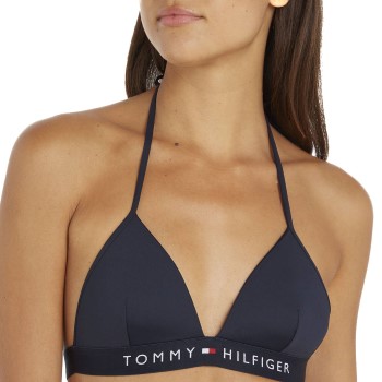 Tommy Hilfiger Original Triangle Bikini Top Marin X-Small Dam