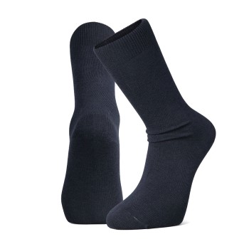 Läs mer om Panos Emporio Strumpor 3P Carl Flat Knit Socks Navy One Size Herr