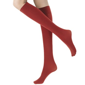 Läs mer om Oroblu Strumpbyxor Mi Bas Opaque 50 Knee Socks Röd nylon One Size Dam