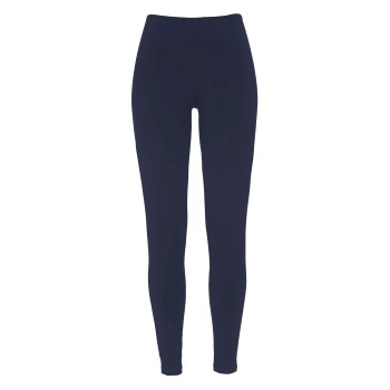 Läs mer om Damella Bamboo Leggings Marin bomull Medium Dam