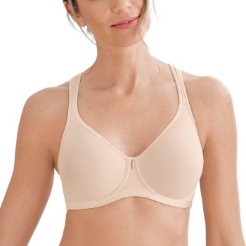 Läs mer om Felina BH Beyond Basic Wired Moulded Bra Beige C 105 Dam