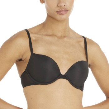 Läs mer om Calvin Klein BH Sheer Marquisette Push Up Bra Svart A 90 Dam