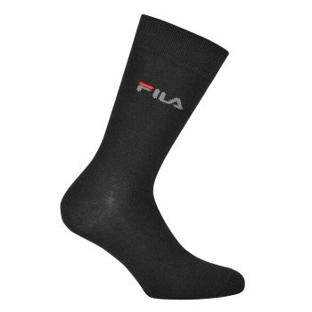 Läs mer om FILA Strumpor 3P Lifestyle Plain Socks Svart Strl 39/42