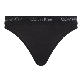 Läs mer om Calvin Klein Trosor Modern Seamless Thong Svart 3XL Dam