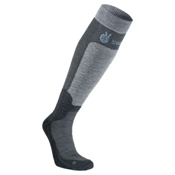 Läs mer om Seger Strumpor Byggmark Mid Compression Sock Svart/Grå Strl 46/48