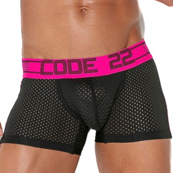 Läs mer om Code 22 Kalsonger Motion Push-Up Trunk Svart/Rosa Large Herr