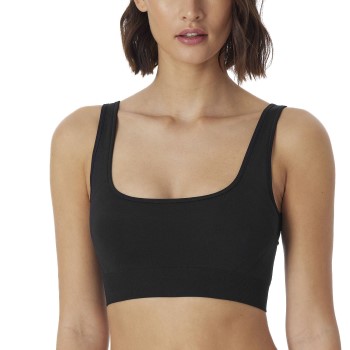 Schiesser BH Bustier Seamless Top Svart polyamid X-Large Dam | apparel & accessories - clothing - underwear & socks - bras | ModeLejon