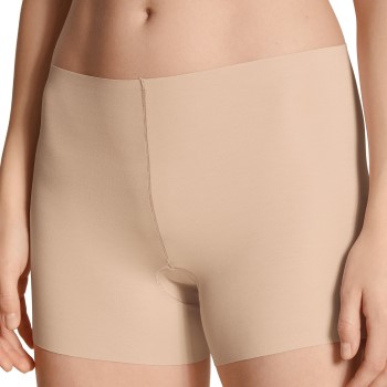 Läs mer om Calida Trosor Natural Skin Panty Short Leg Beige X-Small Dam