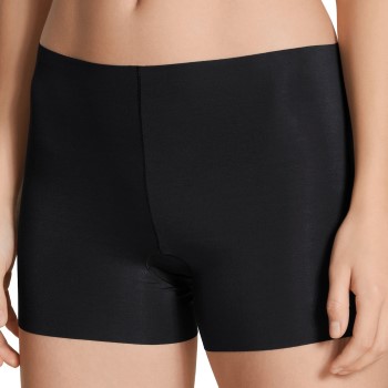 Läs mer om Calida Trosor Natural Skin Panty Short Leg Svart X-Small Dam