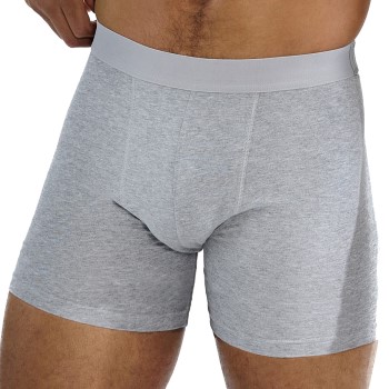 Läs mer om Bread and Boxers Brief Boxer Long Leg Kalsonger 3P Grå ekologisk bomull Small Herr