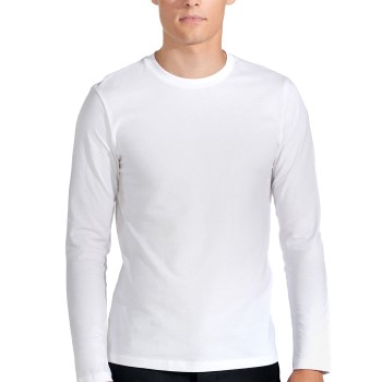 Läs mer om Bread and Boxers Long Sleeve Regular T-Shirt Vit ekologisk bomull Large Herr