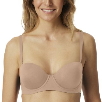 Schiesser BH Bandeau Bra Beige B 95 Dam | apparel & accessories - clothing - underwear & socks - bras | ModeLejon