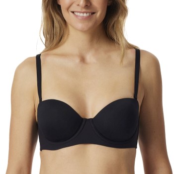 Schiesser BH Bandeau Bra Svart B 90 Dam | apparel & accessories - clothing - underwear & socks - bras | ModeLejon
