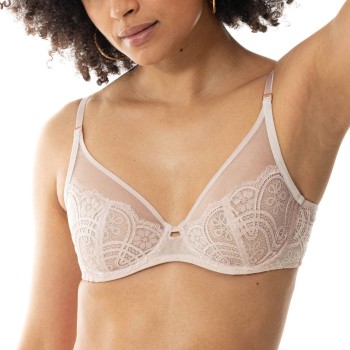 Läs mer om Mey BH Stunning Underwire Bra Beige polyamid E 75 Dam