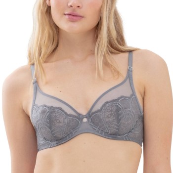 Läs mer om Mey BH Stunning Underwire Bra Grå polyamid B 75 Dam