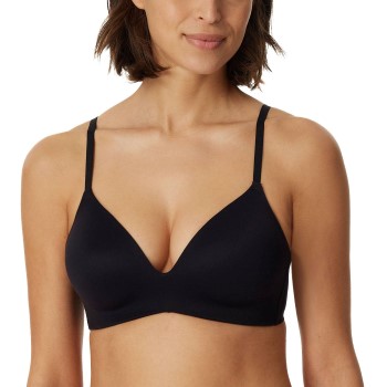 Läs mer om Schiesser BH Invisible Soft Bra With Underwired Bra Svart C 80 Dam