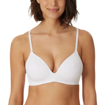 Läs mer om Schiesser BH Invisible Soft Bra With Underwired Bra Vit C 75 Dam