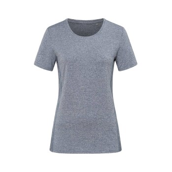 Läs mer om Stedman Recycled Women Sports T Race Blå polyester Small