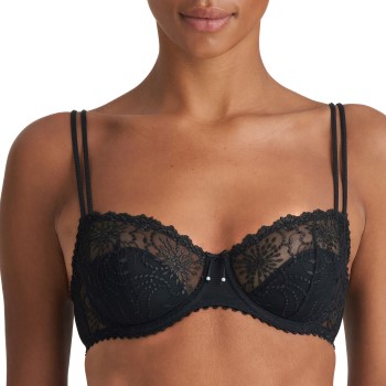 Läs mer om Marie Jo BH Jane Half Padded Balcony Bra Svart A 70 Dam