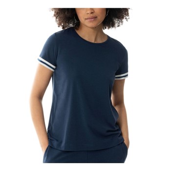 Läs mer om Mey Tessie T-shirt With Cuffs Marin X-Large Dam