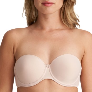 Läs mer om Marie Jo BH Tom Padded Strapless Bra Beige E 80 Dam