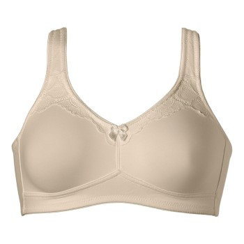 Läs mer om NATURANA BH Molded Cotton Soft Bra Beige bomull B 90 Dam