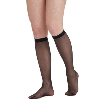 Decoy Strumpor 2P Shiny 20 DEN Knee-high Socks Svart polyamid One Size Dam | apparel & accessories - clothing - underwear & socks - socks | ModeLejon