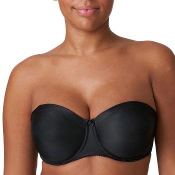 Läs mer om PrimaDonna BH Satin Non Padded Strapless Bra Svart C 75 Dam