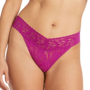 Hanky Panky Trosor 2P Original Rise Thong D1 Chock Rosa nylon One Size Dam | apparel & accessories - clothing - underwear & socks - lingerie | ModeLejon