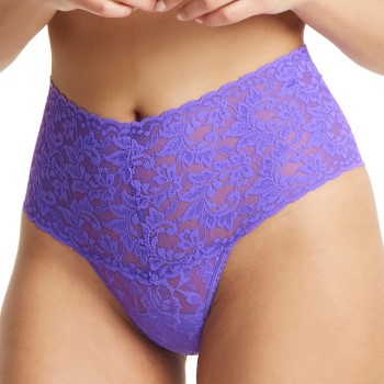 Hanky Panky Trosor 2P Signature Lace Retro Thong D1 Lila nylon One Size Dam | apparel & accessories - clothing - underwear & socks - lingerie | ModeLejon