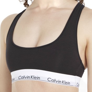 Läs mer om Calvin Klein BH 2P Modern Cotton Bralette D1 Svart Small Dam