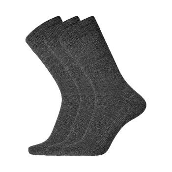 Läs mer om Dovre Strumpor 3P Wool Socks Mörkgrå Strl 40/45 Herr