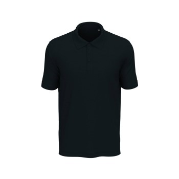 Läs mer om Stedman Lux Short Sleeve Polo Mörkblå bomull Small Herr