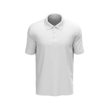 Läs mer om Stedman Lux Short Sleeve Polo Vit bomull XX-Large Herr