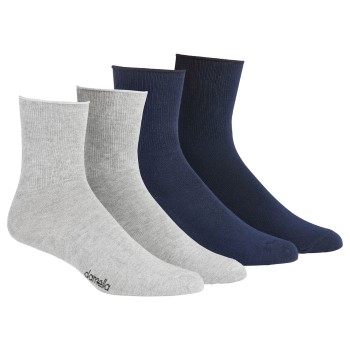Damella Strumpor 2P Seamless Socks Marin/Grå Strl 35/38 Dam | apparel & accessories - clothing - underwear & socks - socks | ModeLejon