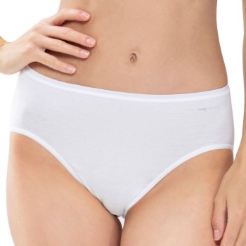 Läs mer om Mey Trosor Superfine Organic American Briefs Vit bomull 36 Dam