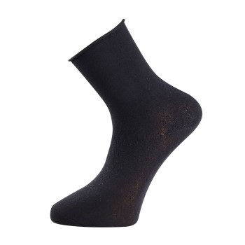 Läs mer om Trofe Cotton Solid Sock Strumpor Svart Strl 37/41 Dam