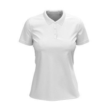 Läs mer om Stedman Claire Short Sleeve Polo Vit ringspunnen bomull X-Large Dam