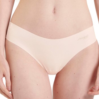 Läs mer om Sloggi Trosor 2P ZERO Modal 2.0 Hipstring Briefs Creme Small Dam