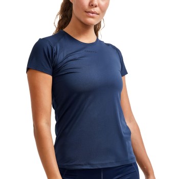 Läs mer om Craft ADV Essence SS Slim Tee W Marin polyester XX-Large Dam