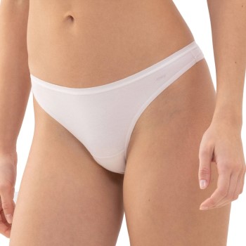 Läs mer om Mey Trosor Superfine Organic String Beige bomull 40 Dam