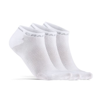 Läs mer om Craft Strumpor 3P Core Dry Shafless Socks Vit nylon Strl 37/39