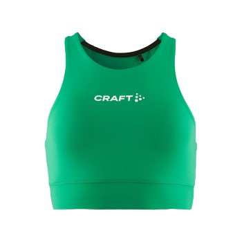 Läs mer om Craft Rush 2 0 Crop Top W Mörkgrön Medium Dam