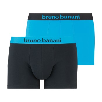 Läs mer om Bruno Banani Kalsonger 2P Flowing Shorts Svart/Blå bomull Medium Herr